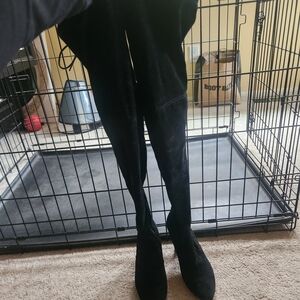 Black Over-the-Knee Boots